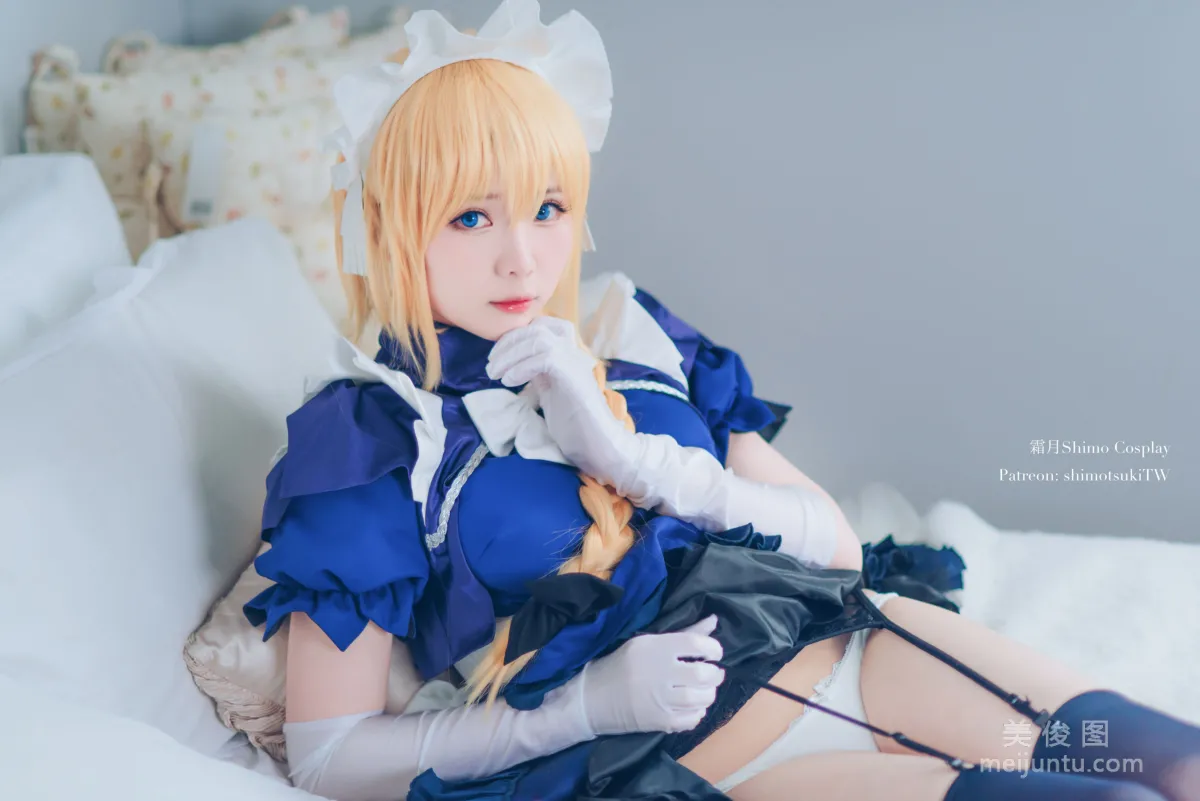 [Internet Celebrity COSER Photos] Weibo Girl Shuangyue shimo - Jeanne d'Arc Set photo 9