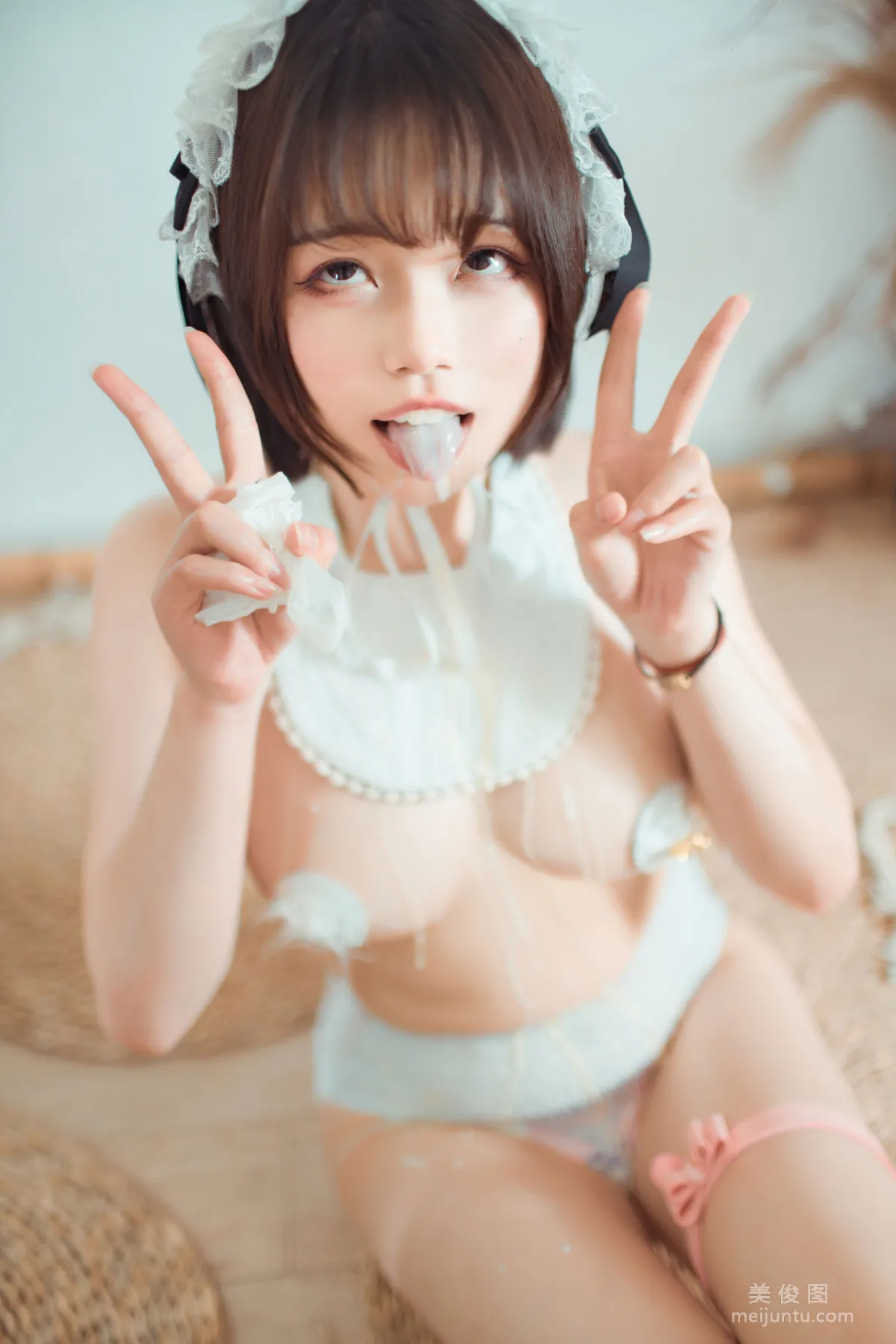 [Web Idol COSER Photos] Qiyue Miaozi - Giant Baby Set photo 1
