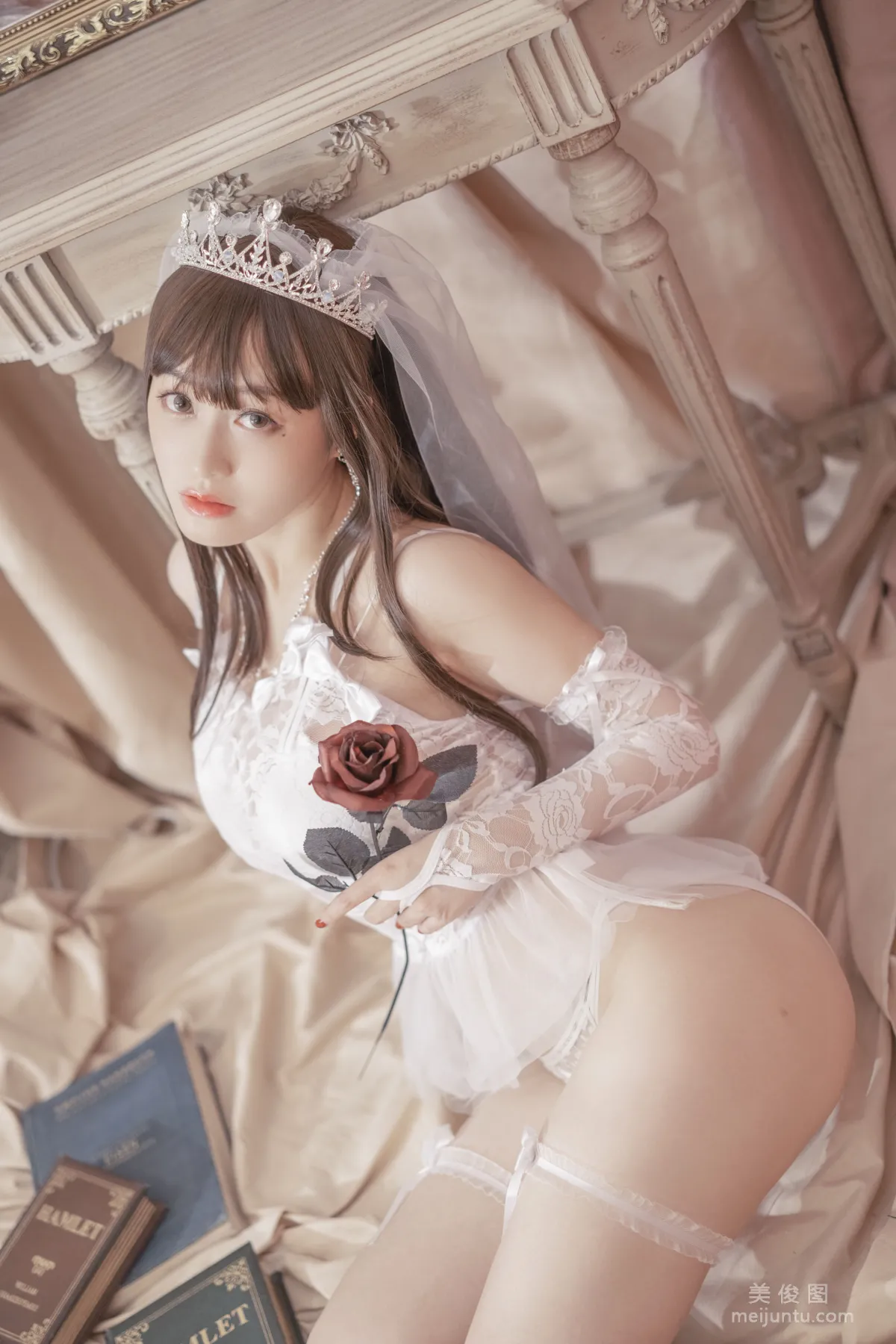 [Web Idols Coser Photos] Anime Blogger Tuoweiba Mizuki - Wedding Dress Set photo 17