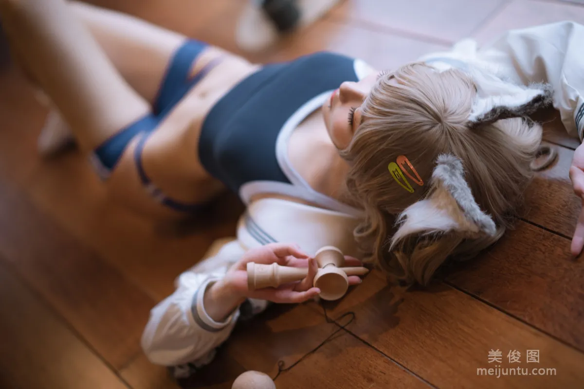 Anime Blogger Abao Yeshi Tuniang - X-Type Gymnastics Outfit Set photo 13