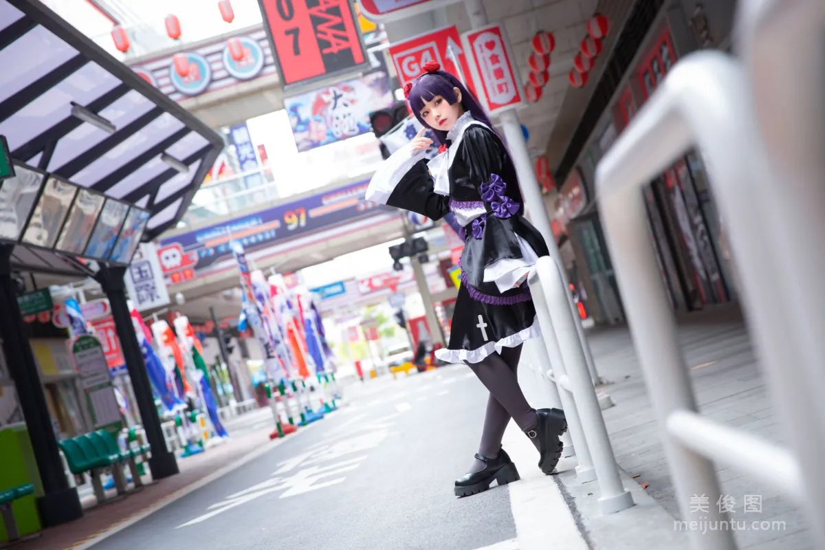 [Web Idols COSER Photo] Anime Blogger G44 Buhui Shoushang, Black Cat Set photo 3