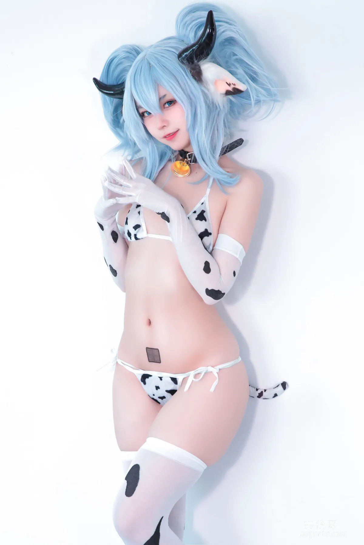[Web Idol COSER Photo] Anime Blogger G44 Buhui Shoushang - PA-15 Cow Set photo 1