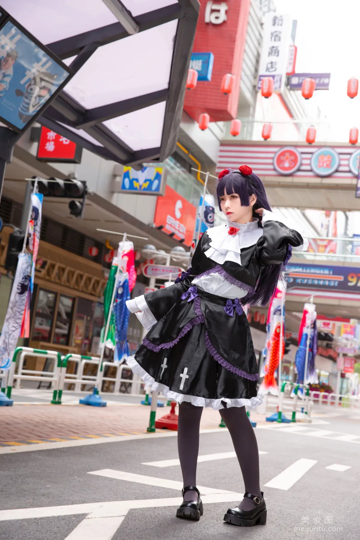 [Web Idols COSER Photo] Anime Blogger G44 Buhui Shoushang, Black Cat Set photo 8
