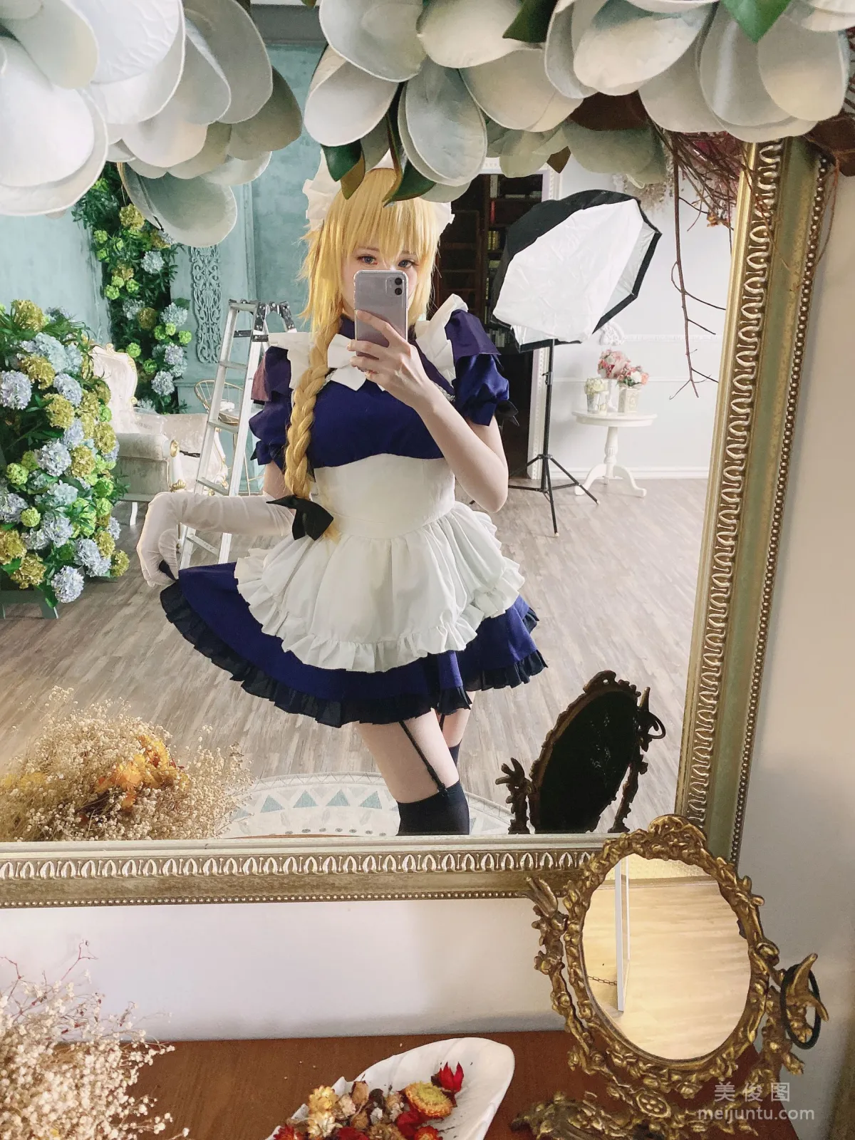 [Internet Celebrity COSER Photos] Weibo Girl Shuangyue shimo - Jeanne d'Arc Set photo 13