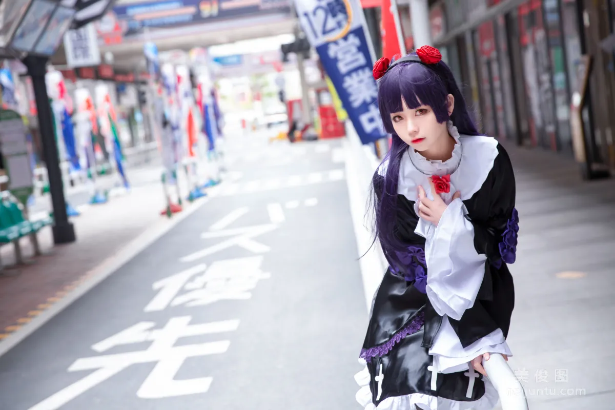 [Web Idols COSER Photo] Anime Blogger G44 Buhui Shoushang, Black Cat Set photo 4
