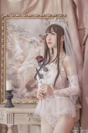 [網紅COSER寫真] 動漫博主脫尾巴Mizuki - 婚紗 套圖