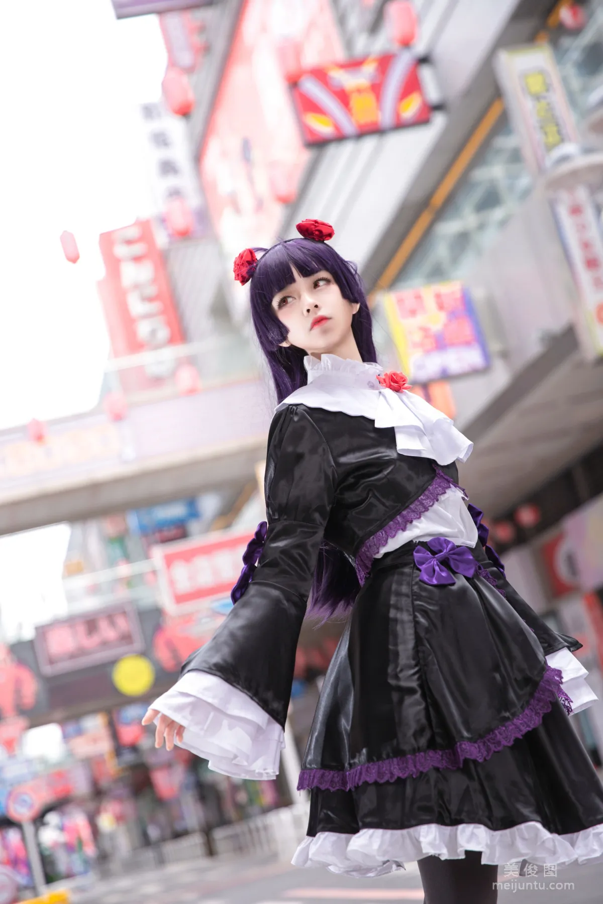 [Web Idols COSER Photo] Anime Blogger G44 Buhui Shoushang, Black Cat Set photo 11