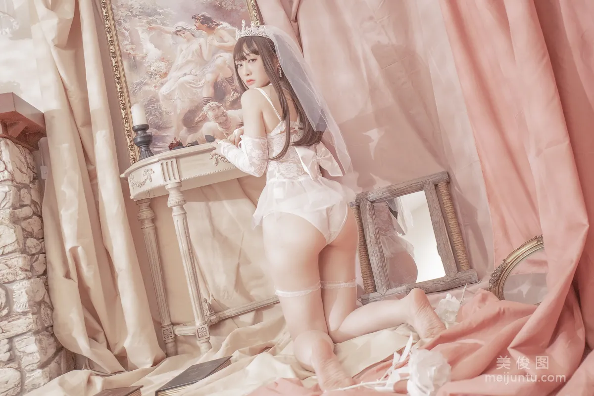 [Web Idols Coser Photos] Anime Blogger Tuoweiba Mizuki - Wedding Dress Set photo 26
