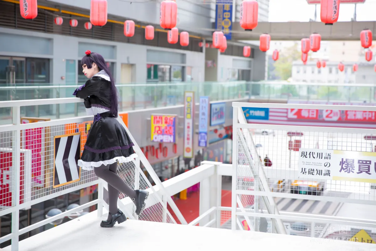 [Web Idols COSER Photo] Anime Blogger G44 Buhui Shoushang, Black Cat Set photo 14