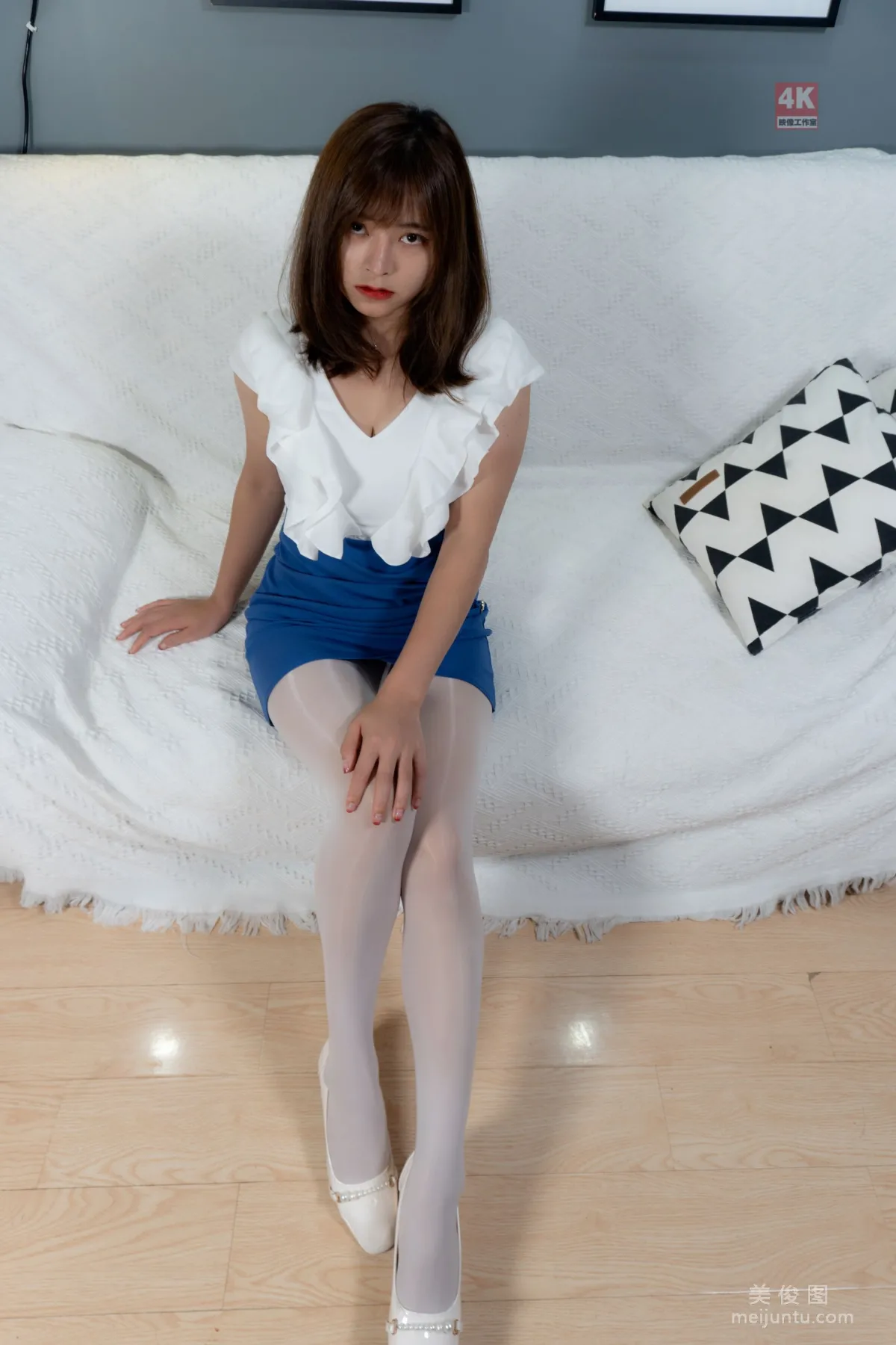 [丽柜Ligui] 网络丽人 Model 奈沐子 《黑秘书 ro 白秘书》38