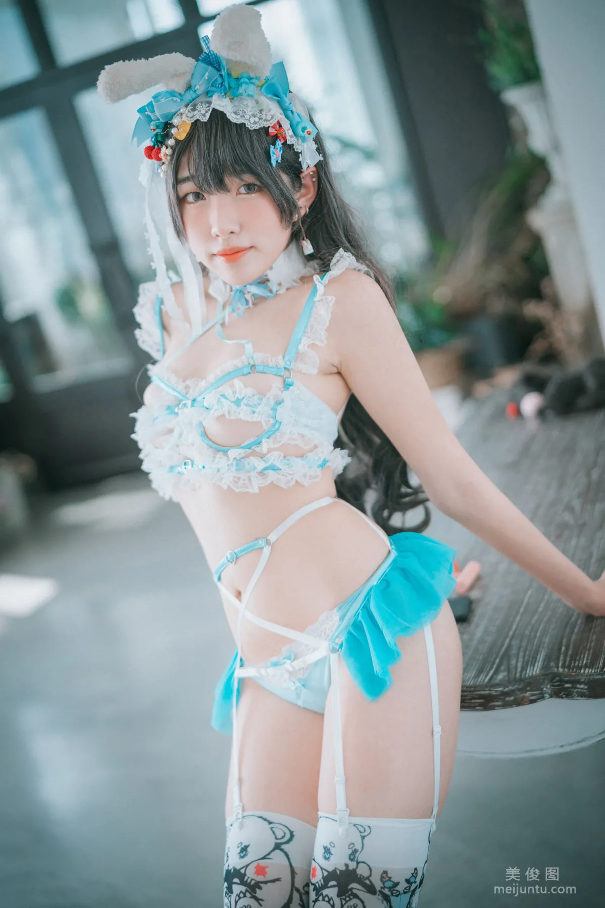[DJAWA]  Sonson - Turquoise Bunny 写真套图48
