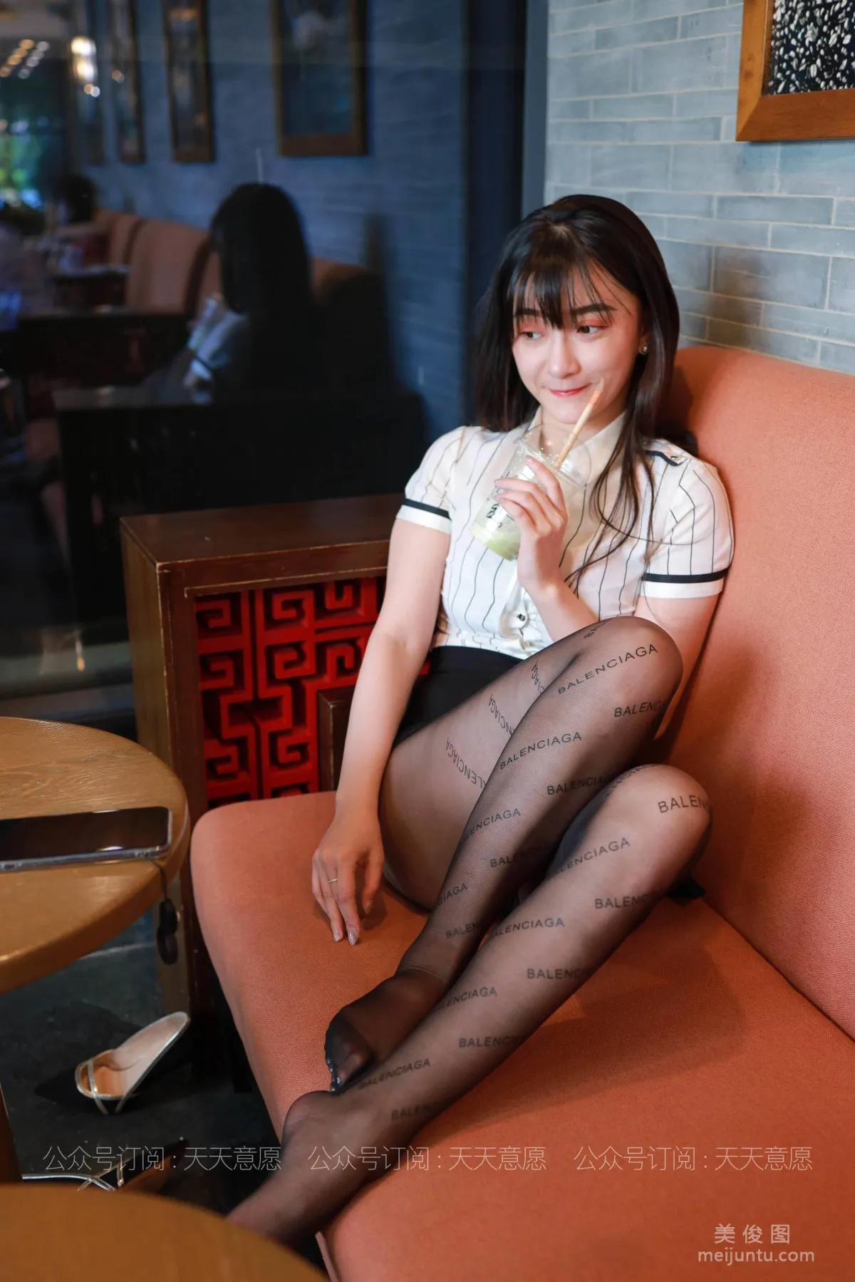 [IESS异思趣向] 丝享家 836：秋秋《字母黑丝》 丝袜美腿套图82