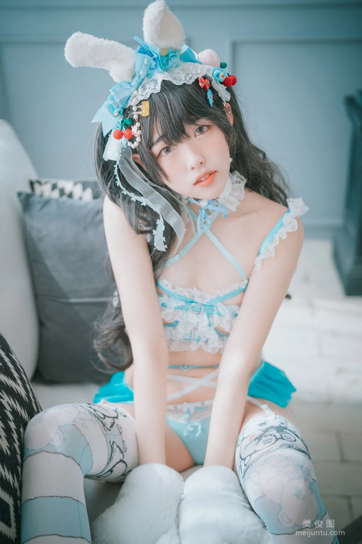 [DJAWA] Sonson - Turquoise Bunny Photo Set photo 11