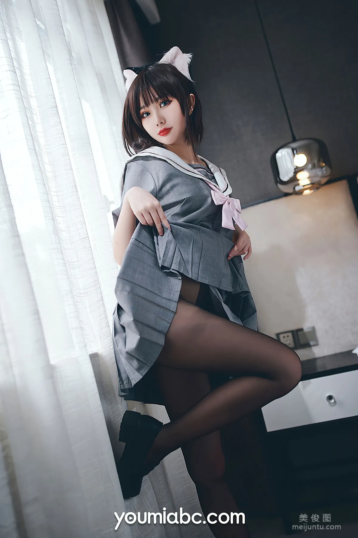 [尤蜜YouMi]  您的蛋蛋 - 制服猫娘8