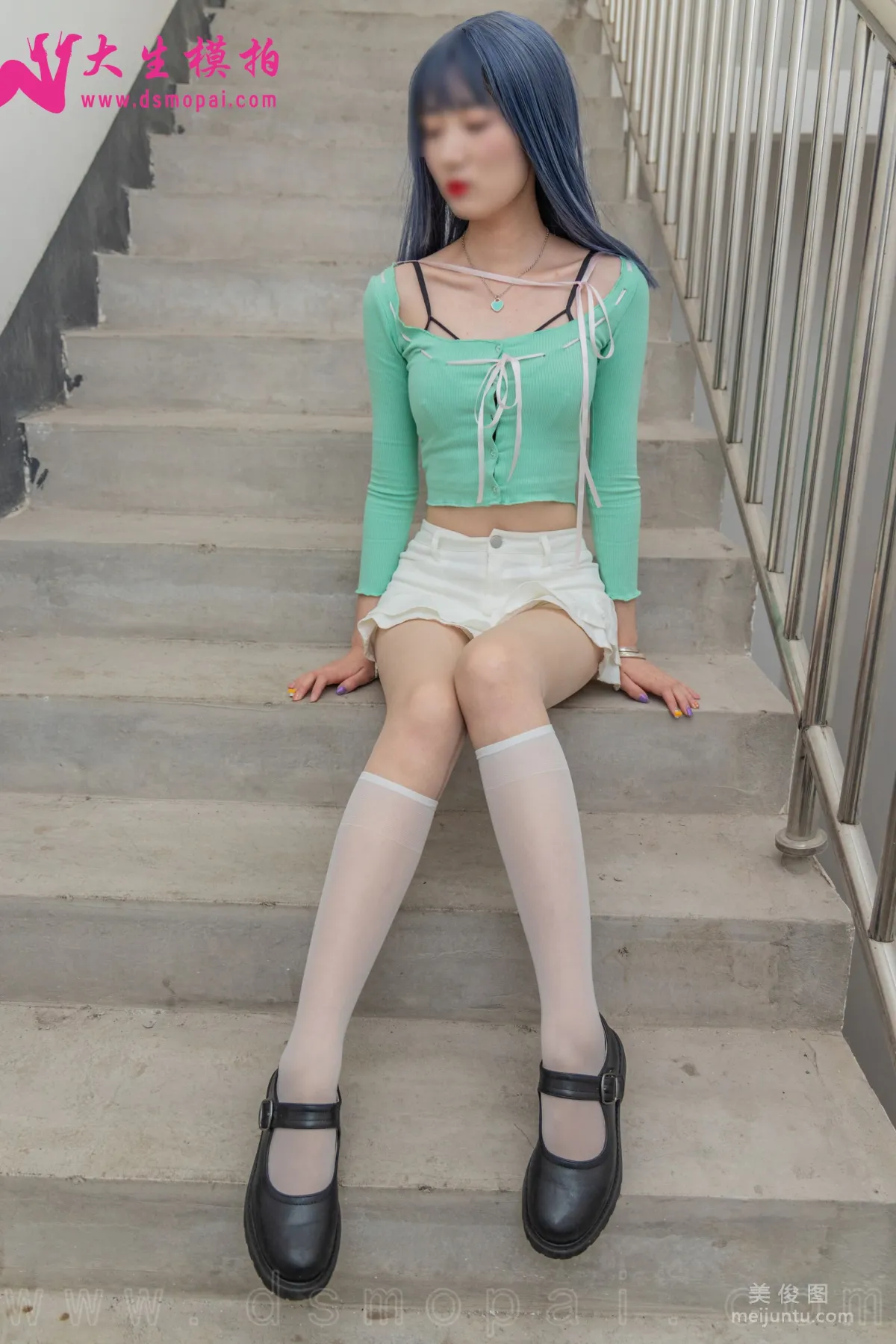 [DaSheng] NO.234 Li Li, Stairwell Beautiful Stockings Photo Set photo 9