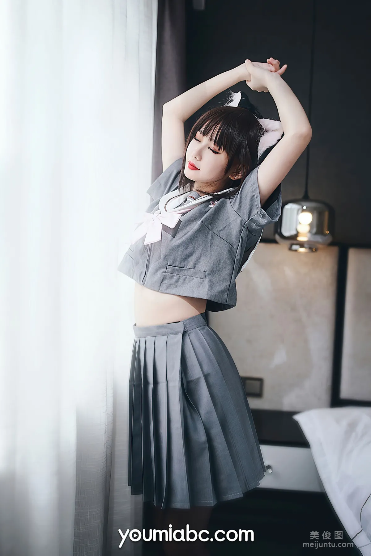[尤蜜YouMi] 您的蛋蛋 - 制服貓娘 5