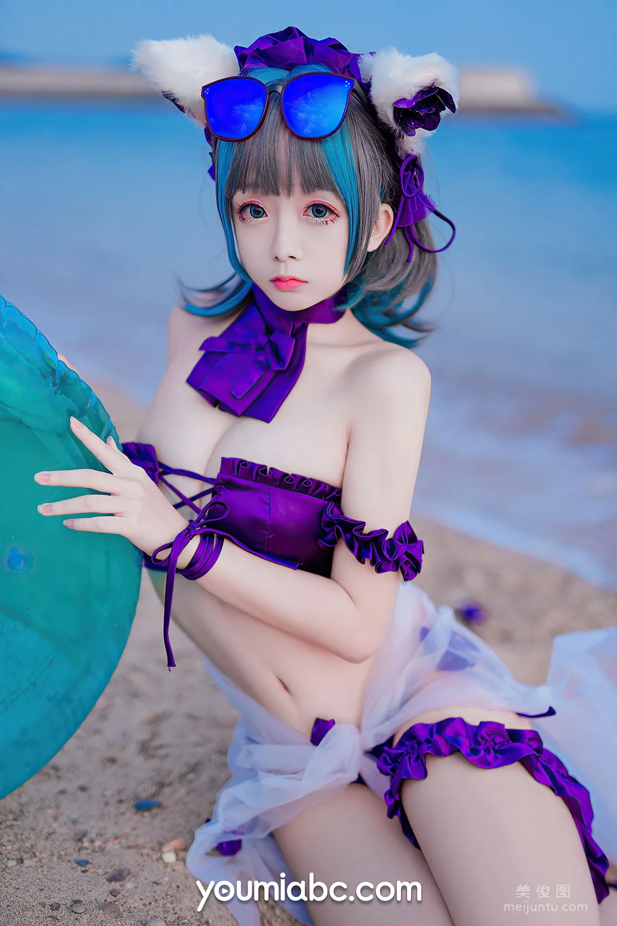 [YouMi] Nai Paojiao - Swimsuit Cheshire Cat photo 16