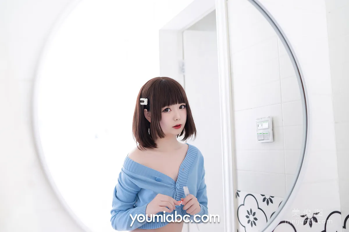 [尤蜜YouMi]  向小圆 - 薄荷蓝之夏7
