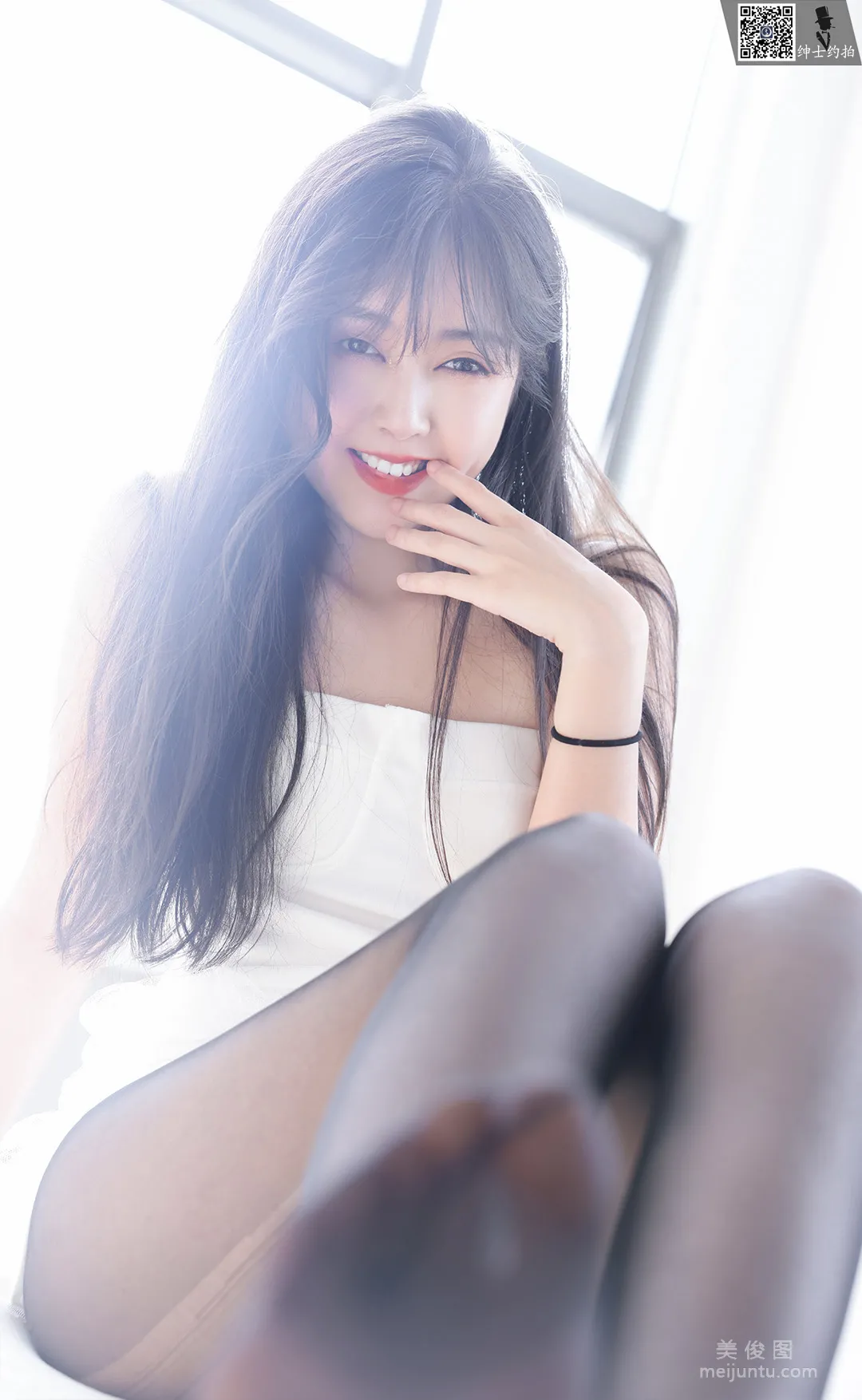 [Gentleman Shoots] SS007 Mei Huizi - Sexy Black Stockings Beautiful Feet photo 10