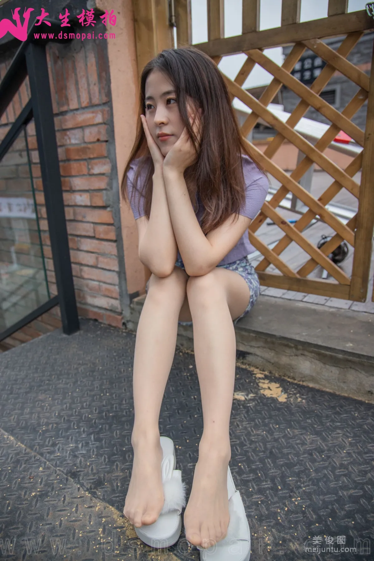 [DaSheng] NO.232 Jia Yi, Floral Short Skirt Photo Set photo 28