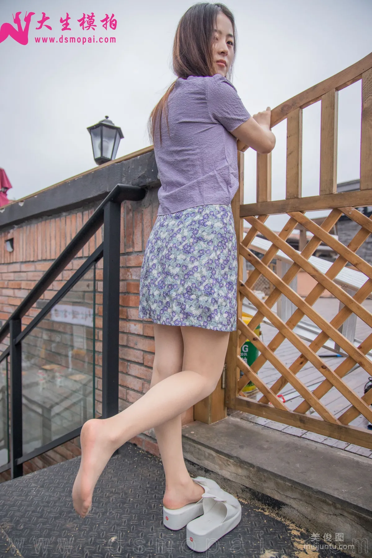 [DaSheng] NO.232 Jia Yi, Floral Short Skirt Photo Set photo 36