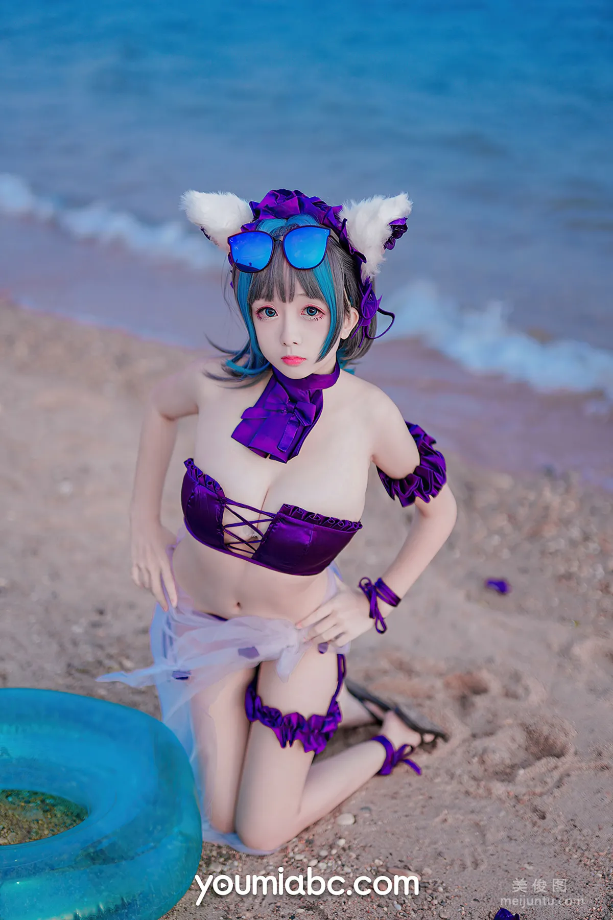 [YouMi] Nai Paojiao - Swimsuit Cheshire Cat photo 15
