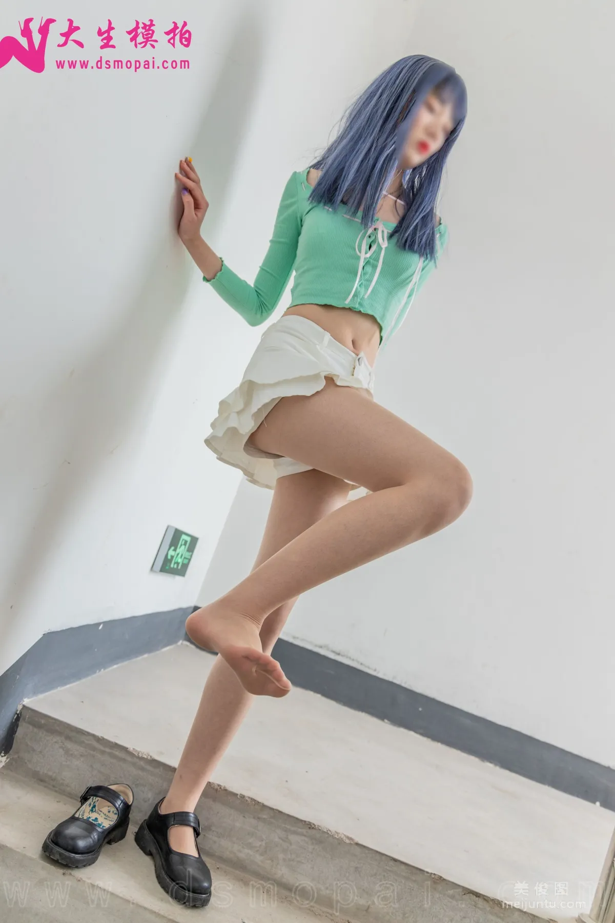 [DaSheng] NO.234 Li Li, Stairwell Beautiful Stockings Photo Set photo 53