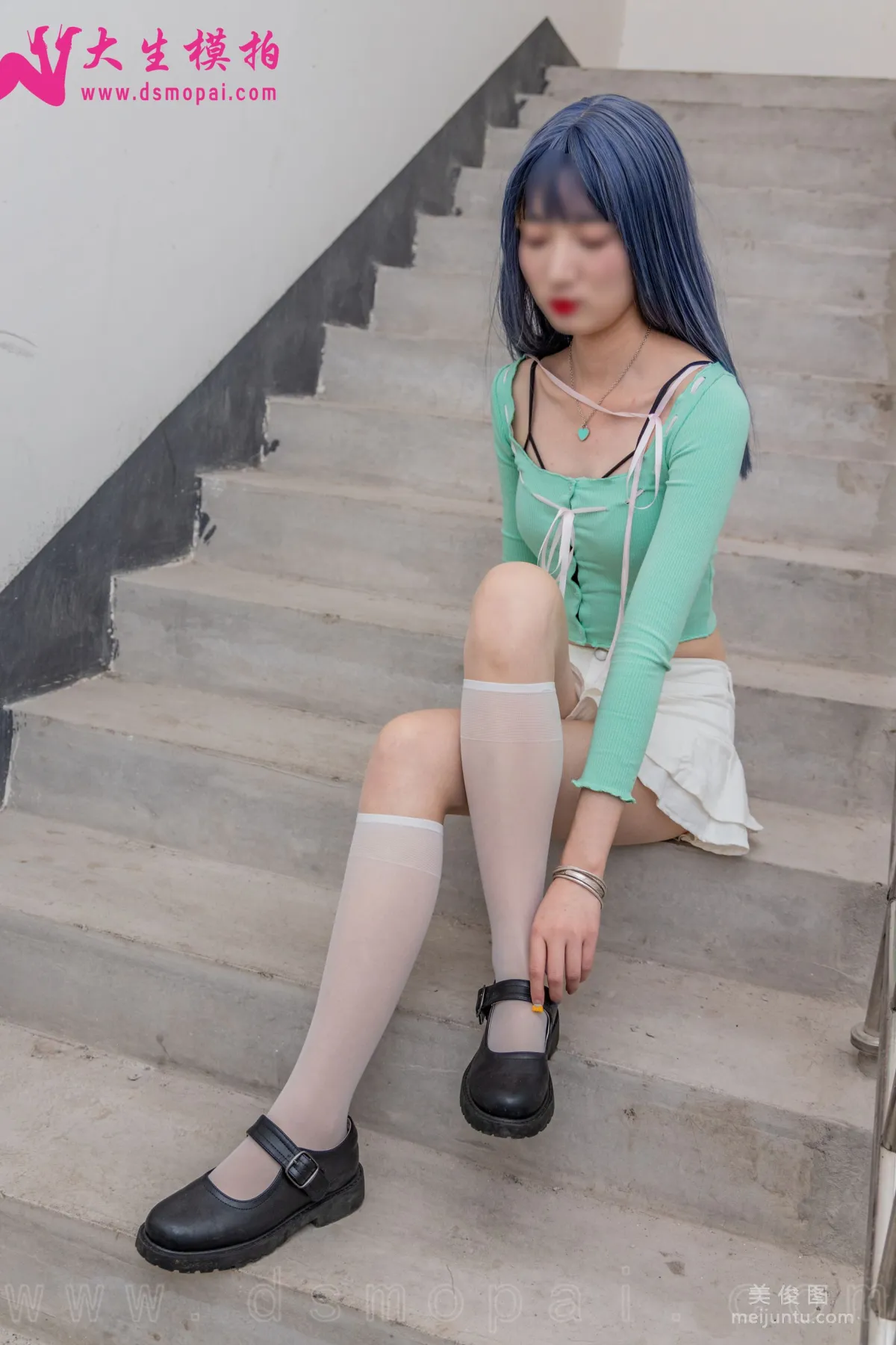 [DaSheng] NO.234 Li Li, Stairwell Beautiful Stockings Photo Set photo 3