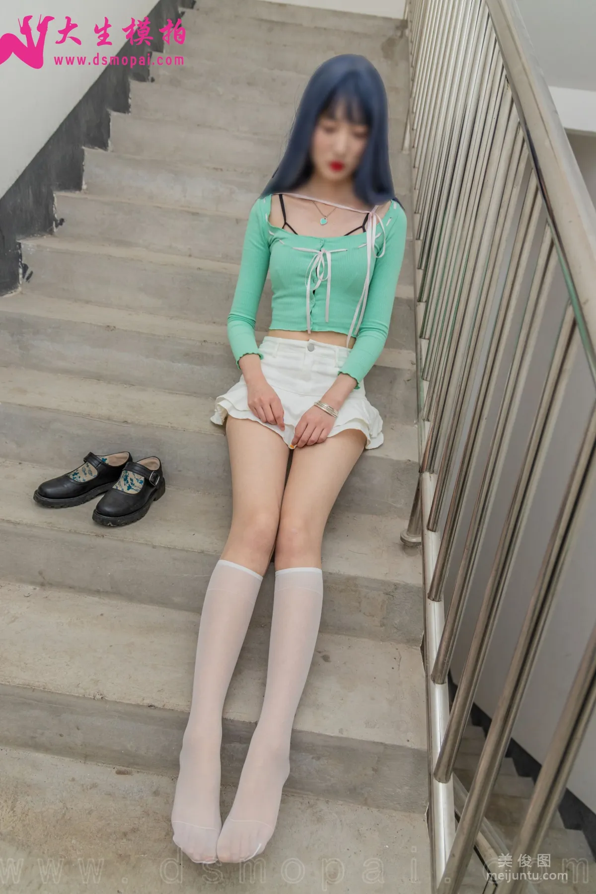 [DaSheng] NO.234 Li Li, Stairwell Beautiful Stockings Photo Set photo 38