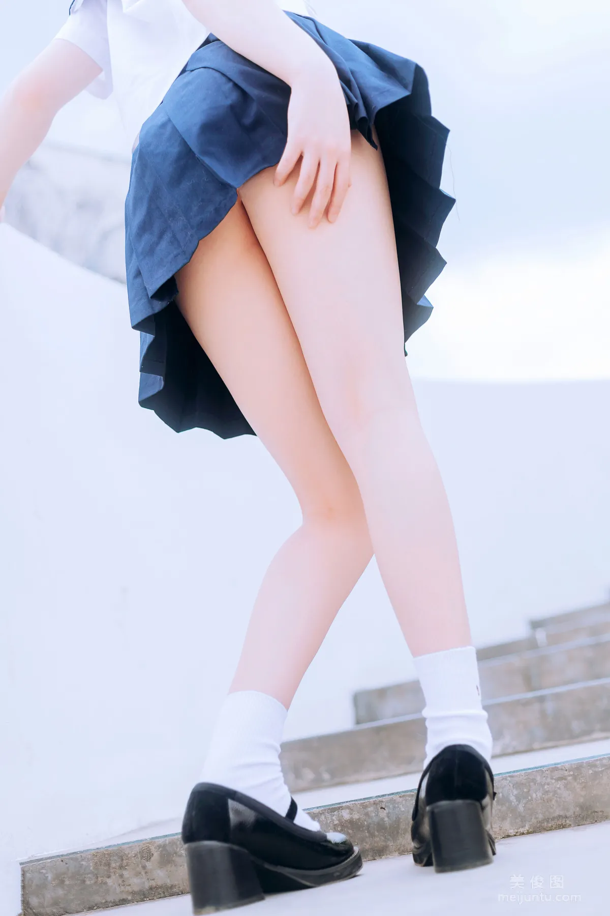 [喵糖映画] VOL.446 绿意JK 写真套图2