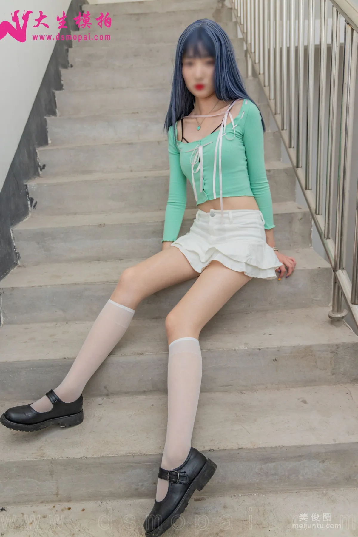 [DaSheng] NO.234 Li Li, Stairwell Beautiful Stockings Photo Set photo 7
