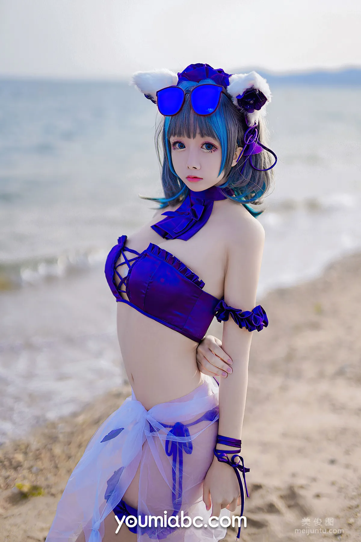 [YouMi] Nai Paojiao - Swimsuit Cheshire Cat photo 14