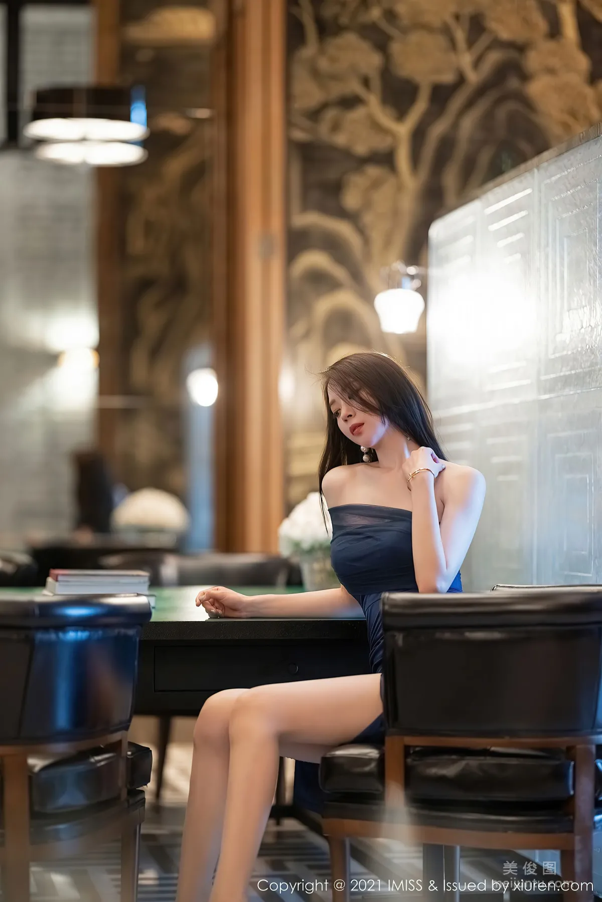 [IMISS] Vol.599 Meng Xinyue - Dark Night Elf photo 7