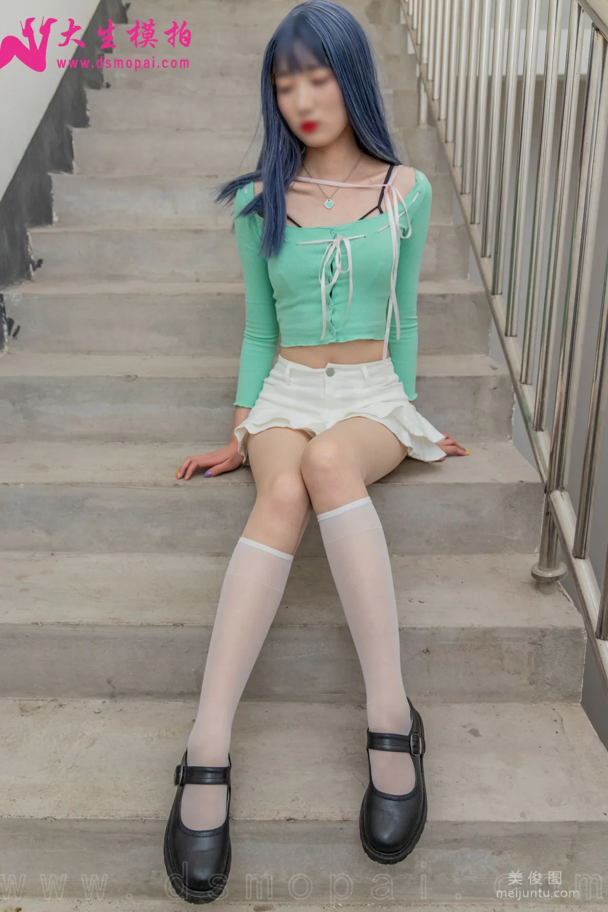 [DaSheng] NO.234 Li Li, Stairwell Beautiful Stockings Photo Set photo 11