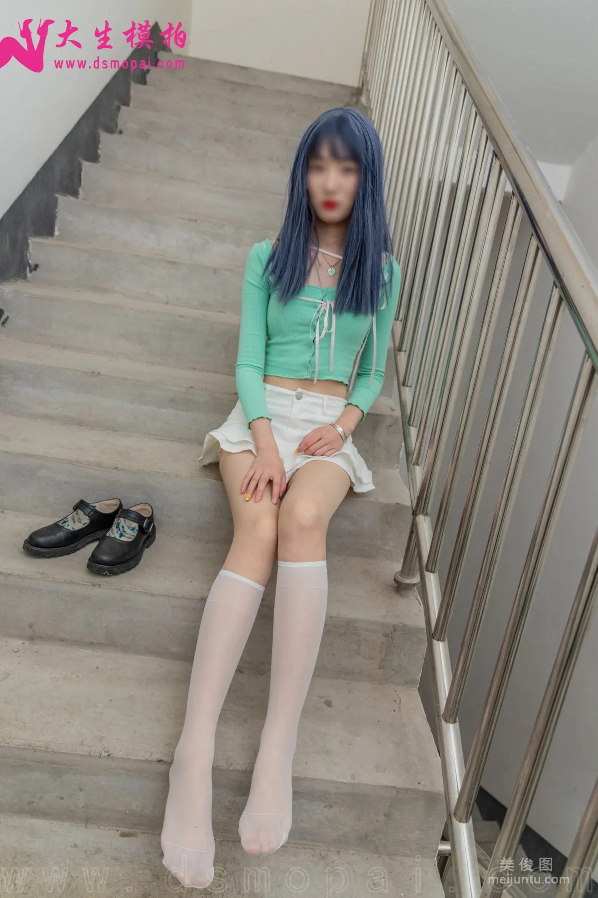 [DaSheng] NO.234 Li Li, Stairwell Beautiful Stockings Photo Set photo 32