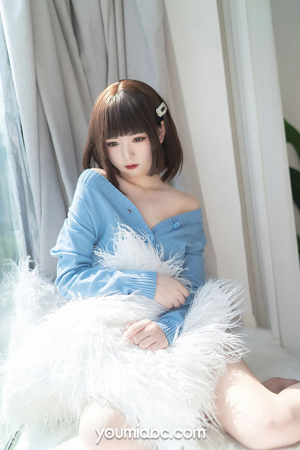 [尤蜜YouMi] 向小圓 - 薄荷藍之夏 24
