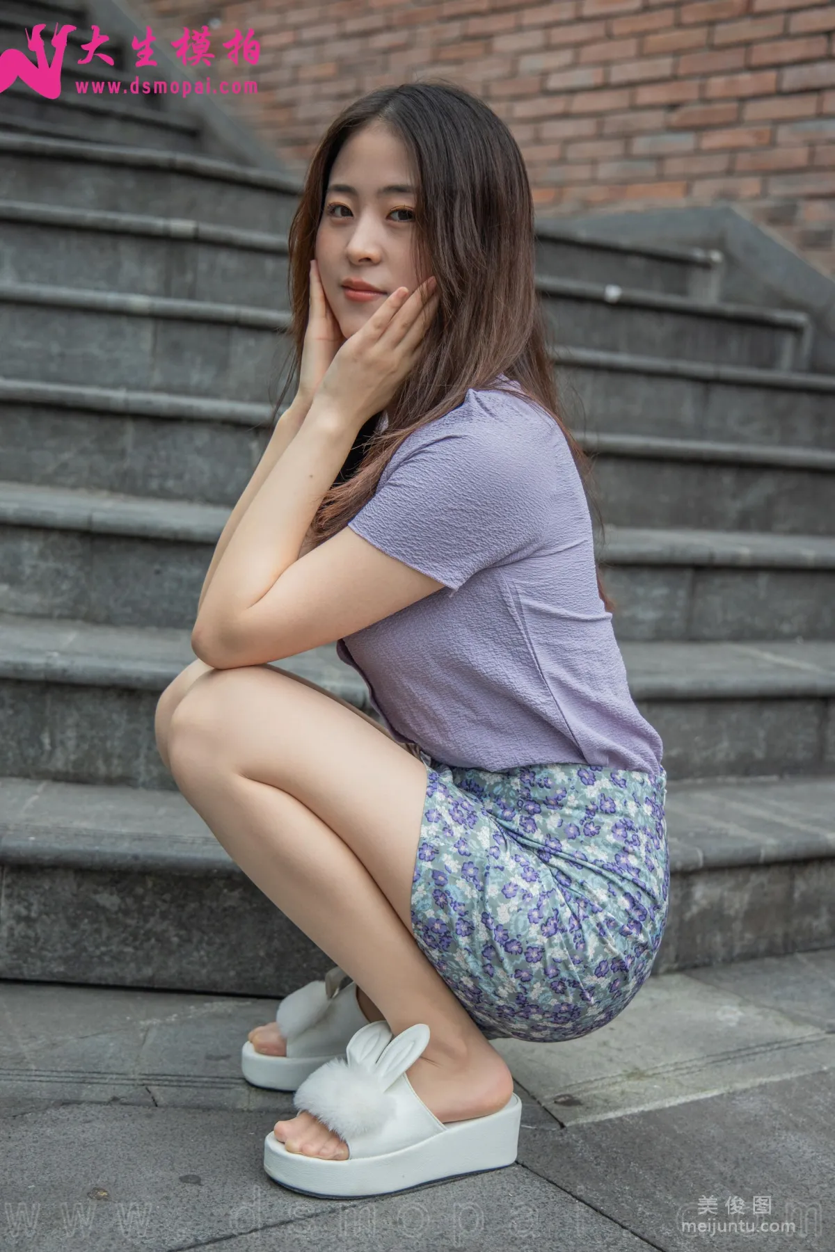 [DaSheng] NO.232 Jia Yi, Floral Short Skirt Photo Set photo 2
