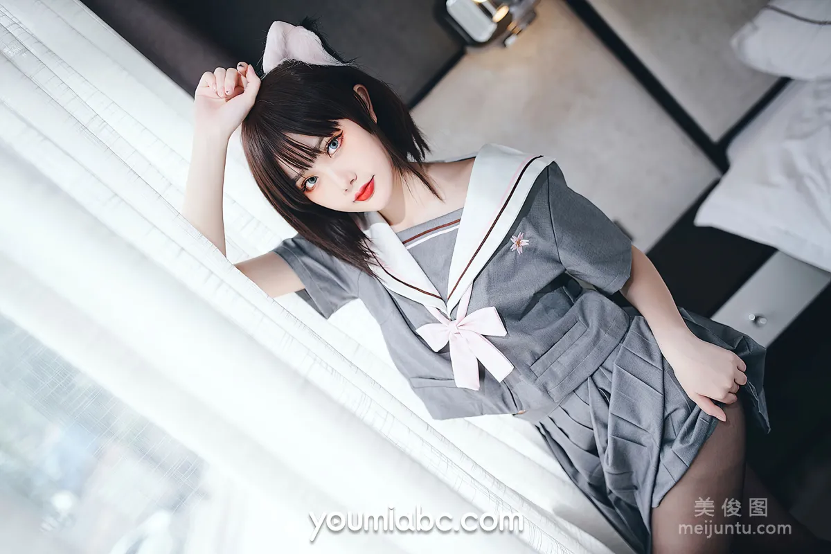 [尤蜜YouMi] 您的蛋蛋 - 制服貓娘 7