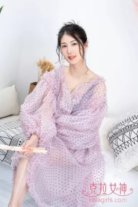 [克拉女神Kelagirls]  王睿 - 豔紫芬芳