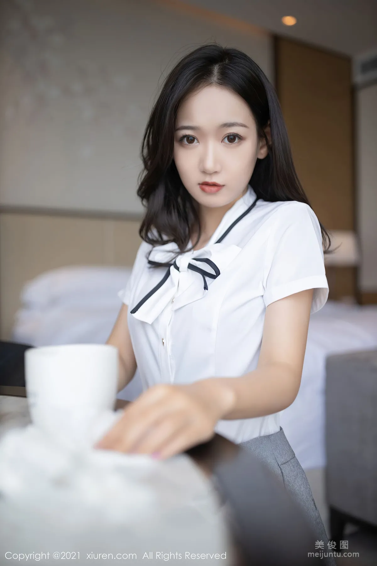 [秀人XiuRen] No.3307 唐安琪 - 酒店賓客服務系列 20