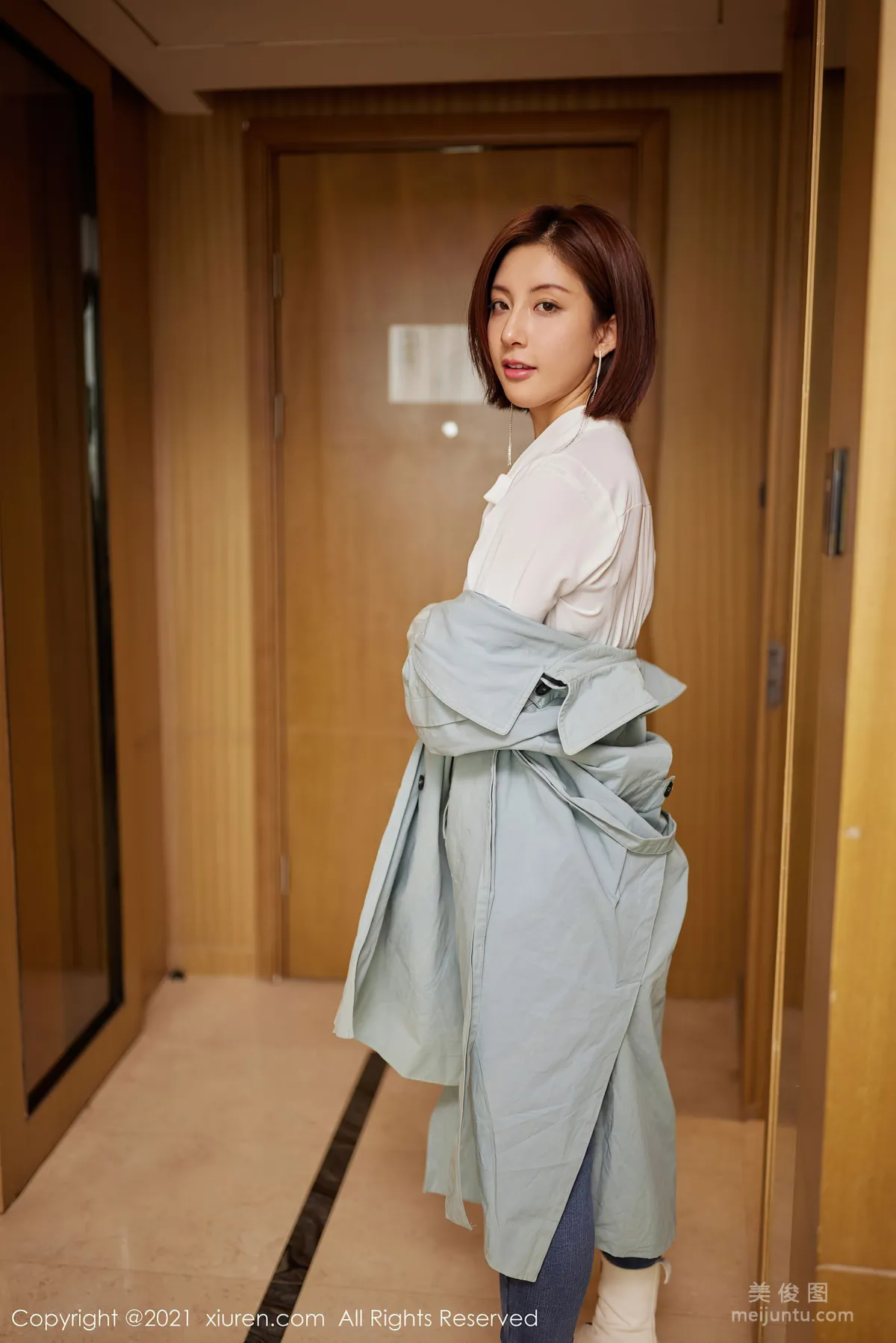 [XiuRen] No.3298 Lin Wenwen yooki, Jeans Theme Photos photo 1