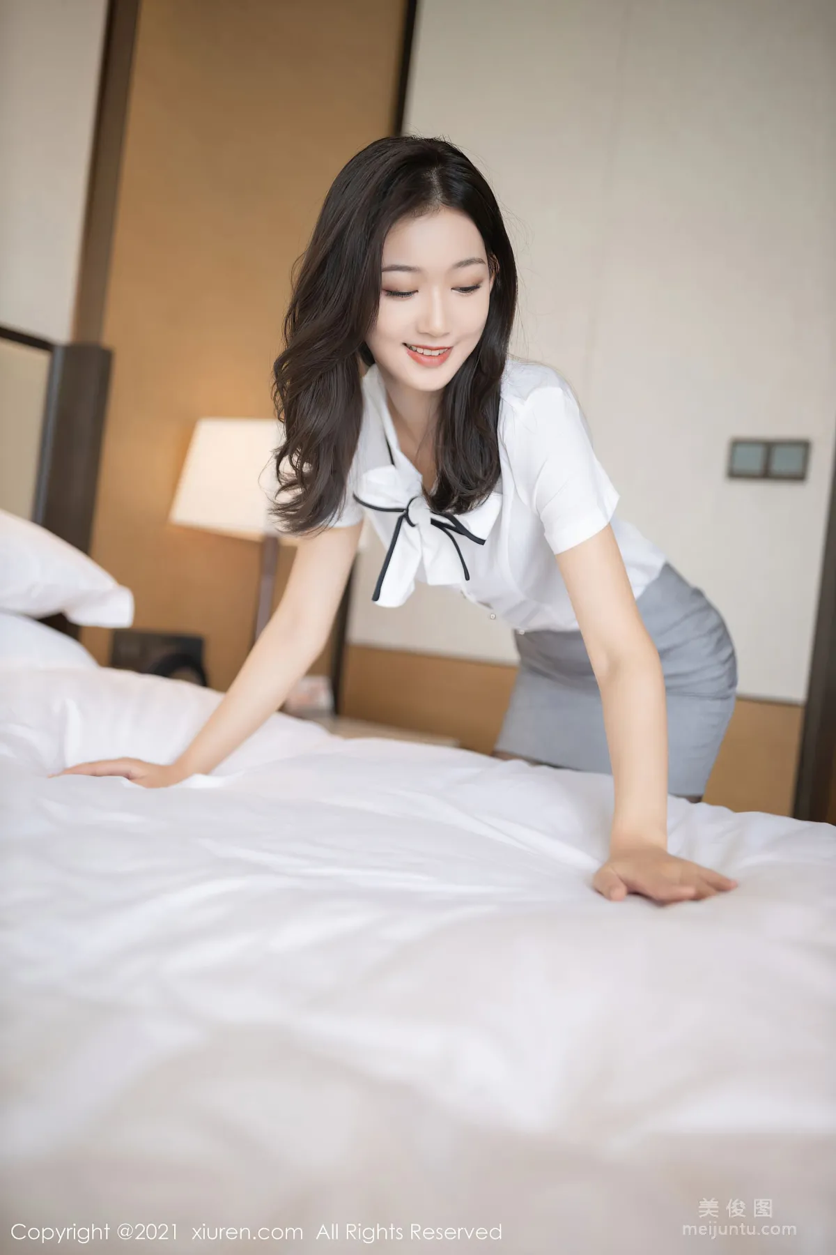 [秀人XiuRen] No.3307 唐安琪 - 酒店賓客服務系列 9