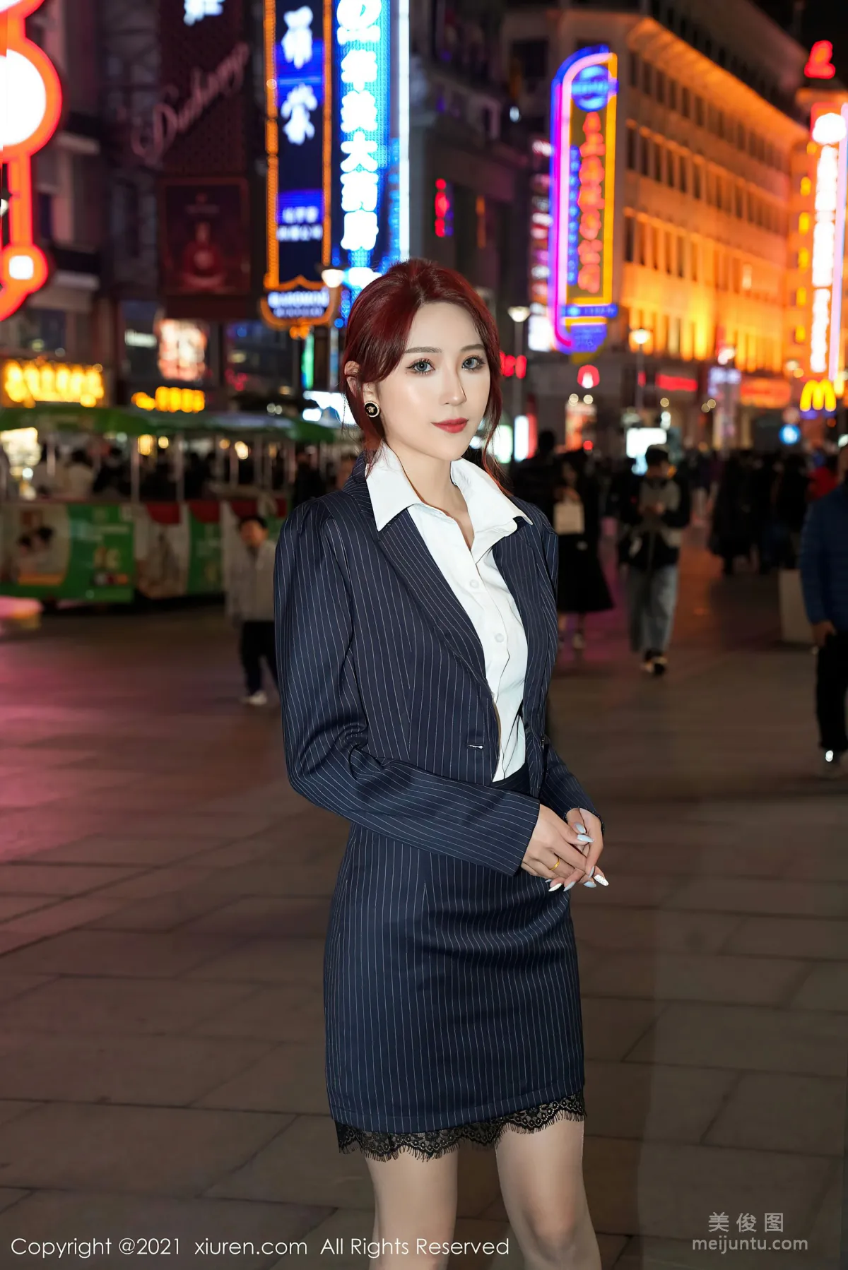 [秀人XiuRen] No.3286 周慕汐baby - 经典职场职业OL制服1