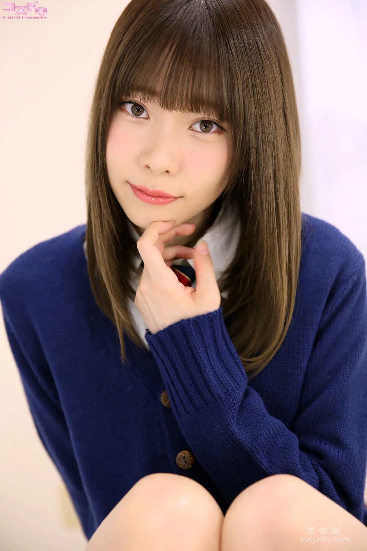 [Cosdoki] 高梨有紗 takanashiarisa_pic_seifukucardigan1 14