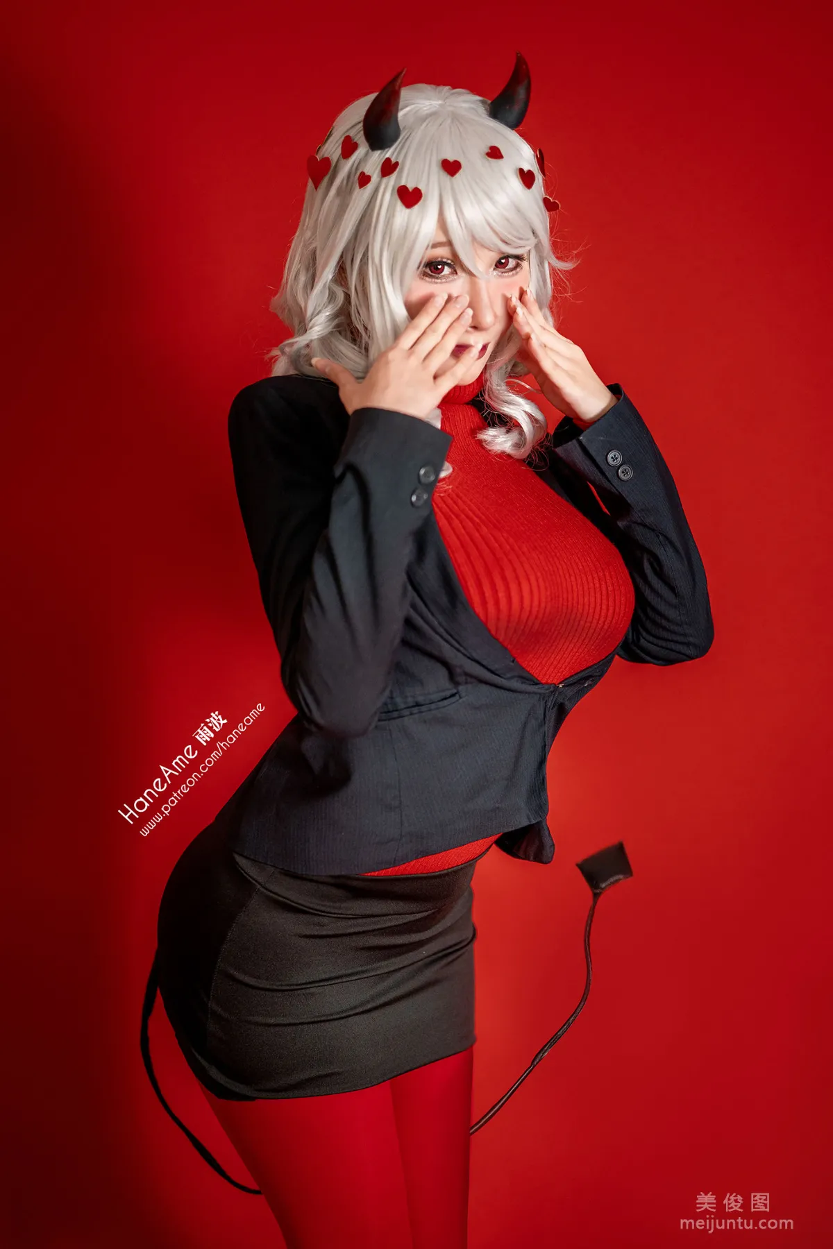 [COS福利] Hane Ame 雨波 - Helltaker Muodes 9