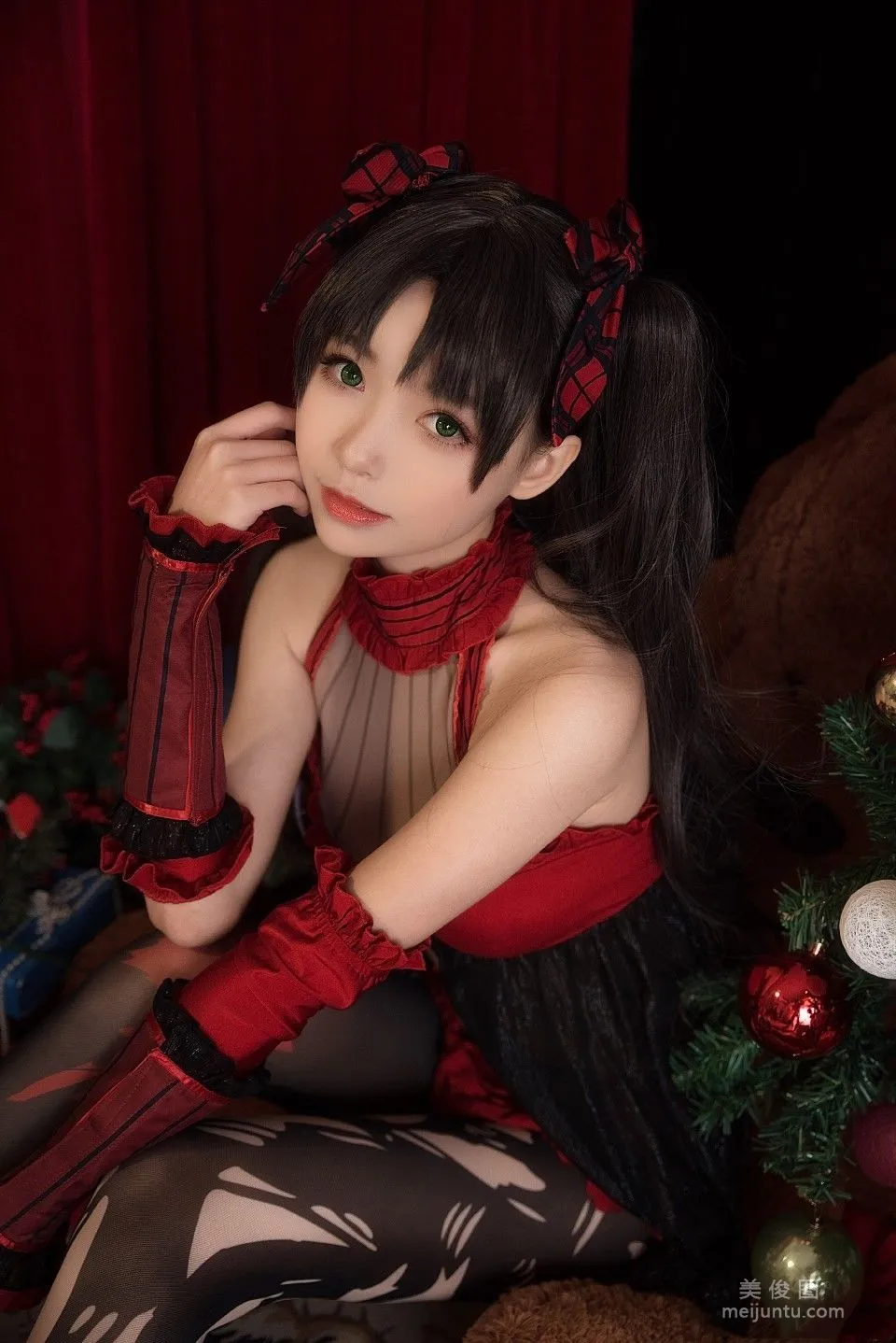 Anime Blogger Dada Juanjuan Xiaojuan, Lingerie Twin Tails Photo Set photo 7
