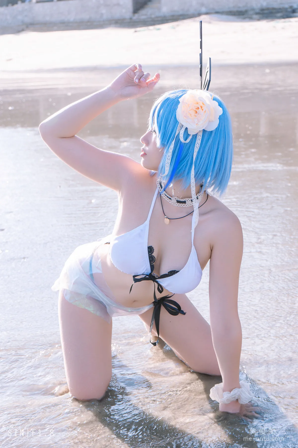 [COS福利] Messie Huang - Gascogne swimsuit 写真套图7