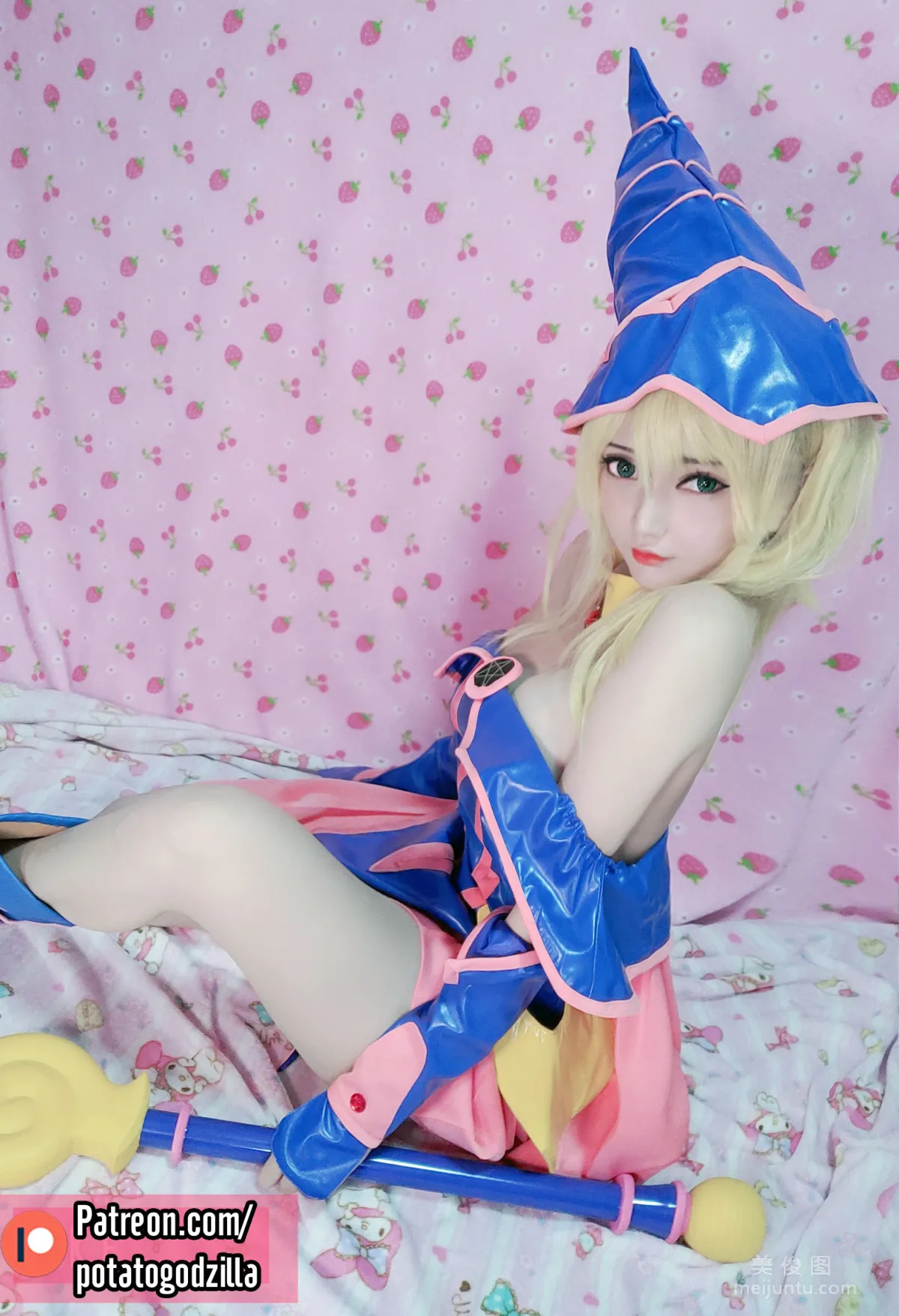 Coser Girl Potato Godzilla - Dark Magician Girl photo 25