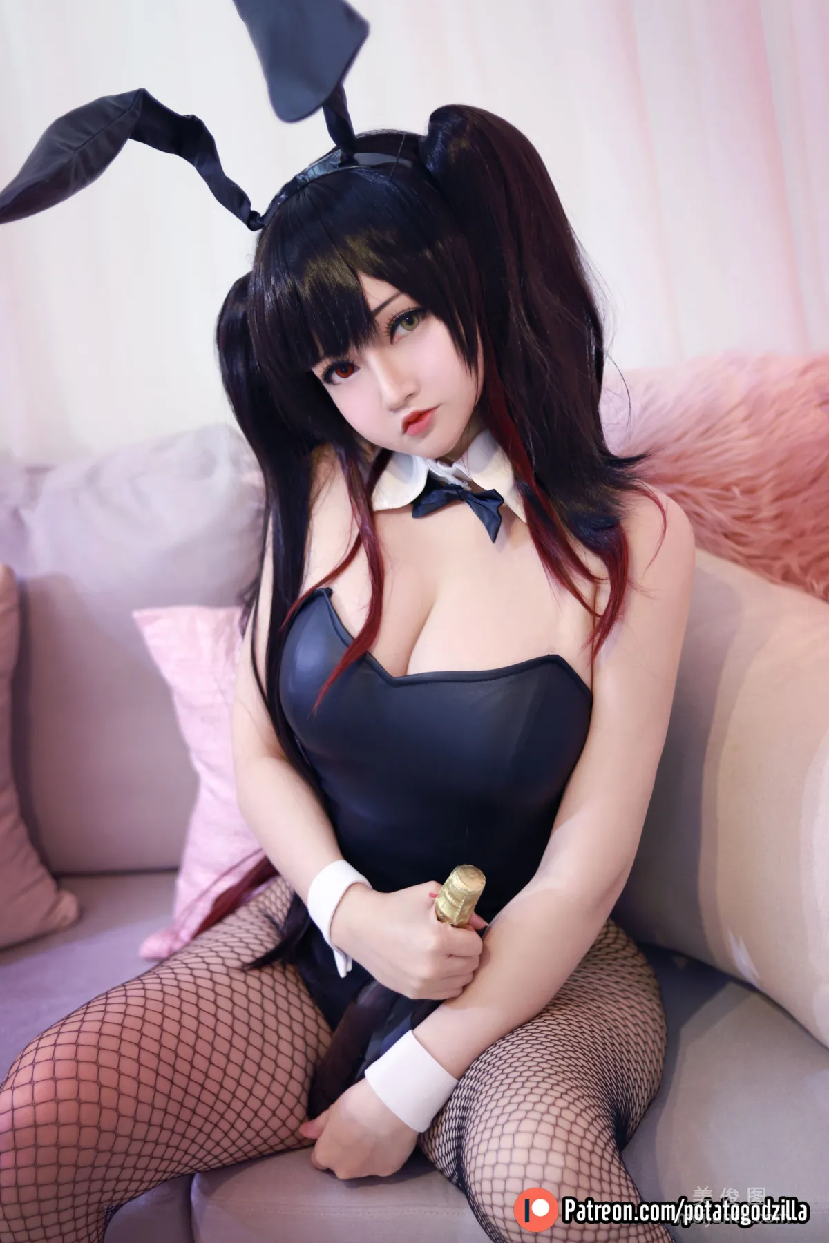 [COS福利] Potato Godzilla - Kurumi Tokisaki Bunny Girl9