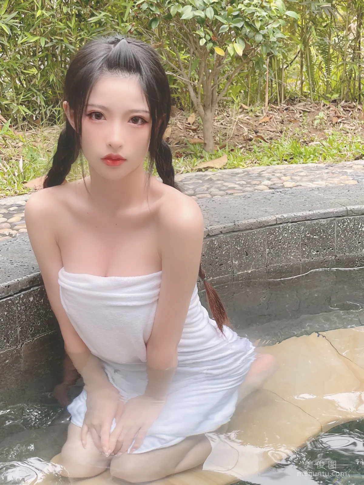 [Cosplay] Beauty Qingshui Younai - Hot Spring Bath Towel photo 4